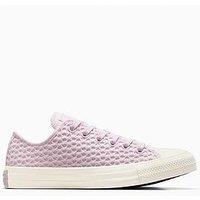 Converse Womens Festival Crochet Ox Trainers - Lilac