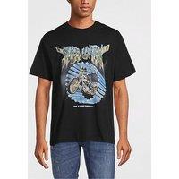 Versace Jeans Couture Motor Couture Regular Fit T-Shirt - Black