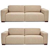 Michelle Keegan Home Cortes 3 + 2 Seater Fabric Sofa Set (Buy And Save!)