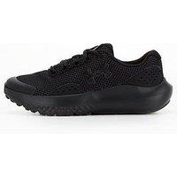 Under Armour Junior Boys Running Surge 4 Trainers - Black