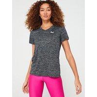 Under Armour Women'S Training Tech Twist Top - Black/White