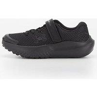 Under Armour Kids Boys Surge 4 Ac Trainers - Black/Black