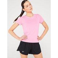 Under Armour Womens Running Streaker T-Shirt - Pink