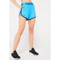 Under Armour Womens Training Play Up 5In Shorts - Blue/Black