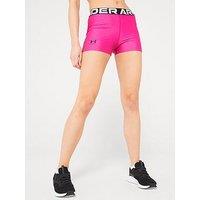 Under Armour Womens Training Heat Gear Authentics Shorty - Pink/Black