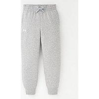 Under Armour Junior Girls Rival Fleece Joggers - Grey/White