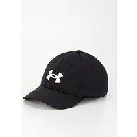 Under Armour Boys Blitzing Adjustable Cap - Black/White