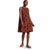 Regatta Womens Orla Summer Sleeveless Dress - Orange Print