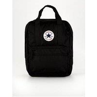 Converse Mens Small Square Backpack - Black