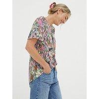 Fatface Lyndy Expressive Floral Blouse - Green