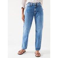 V By Very Mid Rise Relaxed Jeans - Mid Wash