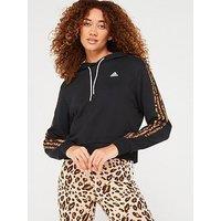 Adidas Sportswear Womens Animal Hoodie - Black