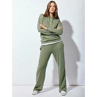 Long Tall Sally Khaki Green Wide Leg Jogger
