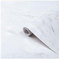 D-C-Fix Marble Romeo Matt White Self-Adhesive Vinyl Wrap Film &Ndash; 67.5 X 1500 Cm