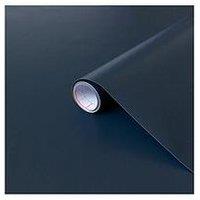 D-C-Fix Matt Midnight Navy Self-Adhesive Vinyl Wrap Film &Ndash; 67.5 Cm X 5 M