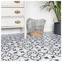 D-C-Fix Stencil Motif Grey 30.48Cm X 30.48Cm (Pack 11 Tiles = 1Sqm)