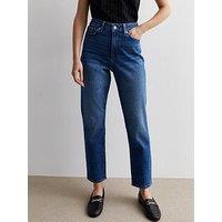 New Look Blue High Waist Tori Mom Jeans