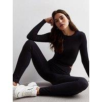 New Look Seamless Leggings - Black