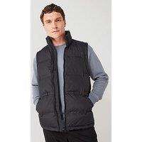 Very Man Midweight Heatsealed Padded Gilet - Black