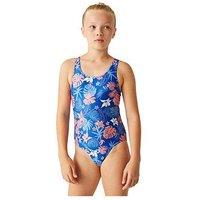 Regatta Girls Katrisse Swimsuit - Blue Print