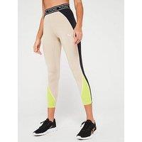 Puma Womens Fit Train Strong 7/8 Tight - Beige