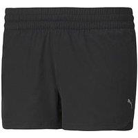 Puma Womens Training Woven 3" Shorts - Black