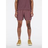 New Balance Mens Running Rc Seamless Shorts 5 Inch - Brown