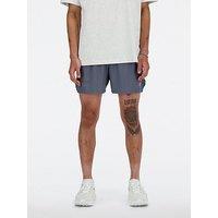 New Balance Mens Running Rc Seamless Shorts 5 Inch - Grey