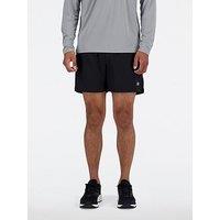 New Balance Mens Training Ac Seamless Shorts 5 Inch Lined - Black