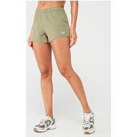 New Balance Womens Running Rc Seamless 3 Inch Shorts - Green