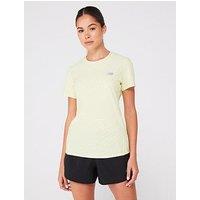 New Balance Womens Running Jacquard T-Shirt - Green