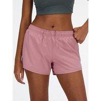 New Balance Womens Running 3 Inch Shorts - Pink