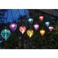 Smart Solar Balloon Rainbow String Lights - Set Of 10