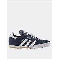 Adidas Originals Mens Samba Super Suede Trainers - Navy/White