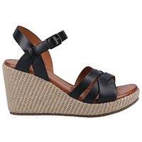 Hush Puppies Phoebe Wedge Sandal - Black