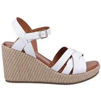 Hush Puppies Phoebe Wedge Sandal - White