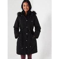 Everyday Ultimate Parka Hooded Coat - Black