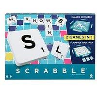 Scrabble Classic Refresh - Double-Sided Word Board Game