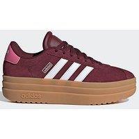 Adidas Sportswear Junior Girls Vl Court Bold Trainers - Red/Pink