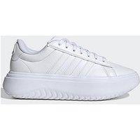 Adidas Sportswear Women'S Grand Court Platform Trainers - White