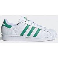 Adidas Originals Mens Superstar Trainers - White/Green