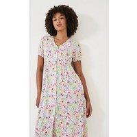 Crew Clothing Kiki Short Sleeve Jersey Dress - Multi