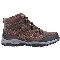 Cotswold Maisemore Mid Mens Suede Mesh Hiking Boot - Brown