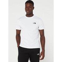 The North Face Men'S Short Sleeve Simple Dome Tee - White