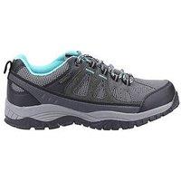 Cotswold Maisemore Low Ladies Suede Mesh Hiking Shoe - Grey