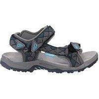 Cotswold Foxcote Ladies Sandal - Grey/Turquoise
