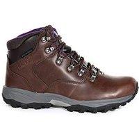 Regatta Womens Lady Bainsford Waterproof Leather Walking Boot -Brown