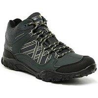 Regatta Edgepoint Mid Junior Hiking Boots - Black/Green