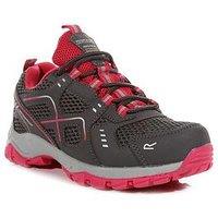 Regatta Vendeavour Junior Walking Shoes - Grey/Pink