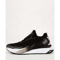 Ea7 Emporio Armani Crusher Sonic Knit Trainer - Black/Silver